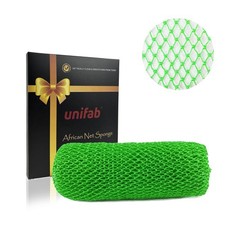 Unifab African Net Sponge Authentic Real 1 Count Pack of 1 , Green