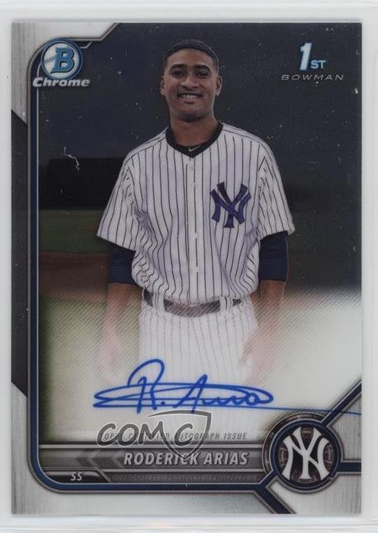 2022 Bowman Chrome Prospect Auto Roderick Arias #CPA-RA Auto b5f