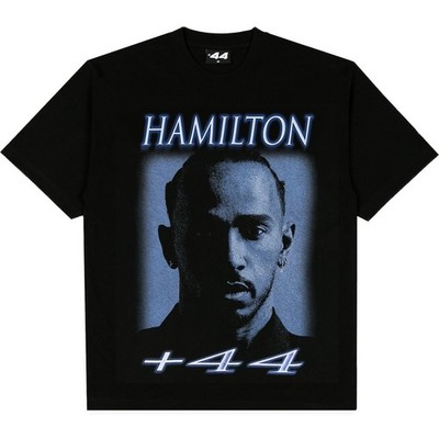 Plus 44 +44 Lewis Hamilton Small Graphic T Shirt Still We Rise Formula 1 Plus44