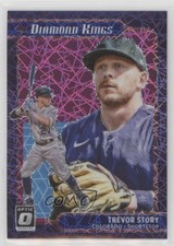 2021 Donruss Optic Diamond Kings Pink Velocity Prizm /249 Trevor Story #29 0xz8