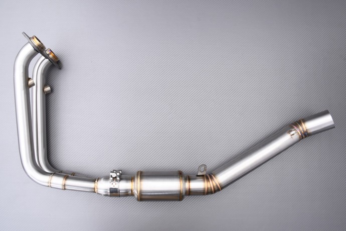 Échappement inox 51mm pour CFMOTO 450SS : performance pure et finition premium