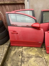 Vauxhall Corsa D 2006-2014 Driver front Door  right Red