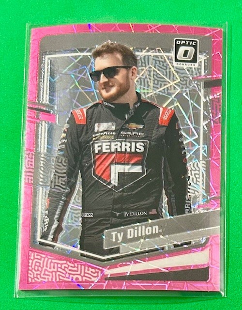 2024 PANINI DONRUSS RACING PINK VELOCITY PARALLEL TY DILLON  - #69/79 - CARD #30