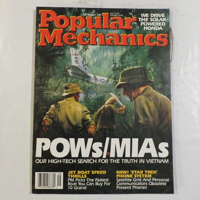 Popular Mechanics Mag. Sep 1994 POWs/MIAs, Drive the Solar Powered Honda E8