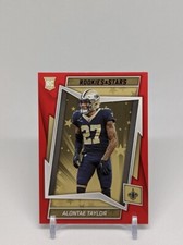 2022 Rookies & Stars🔥ALONTAE TAYLOR🔥MINT?!🔥RED Parallel Rookie RC #199📈