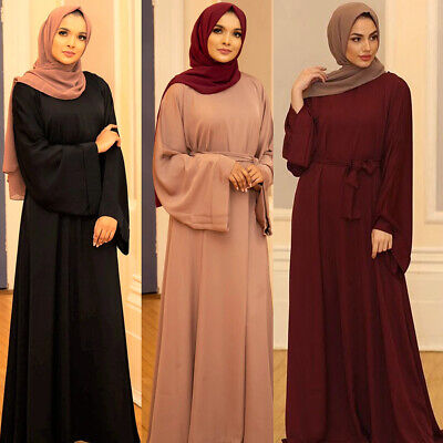 Women Fashion Boho Floral Party Long Maxi Dress Abaya Dubai Kaftan Jilbab Robe
