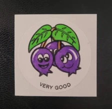 scratch and sniff stickers CTP  Blueberry scent