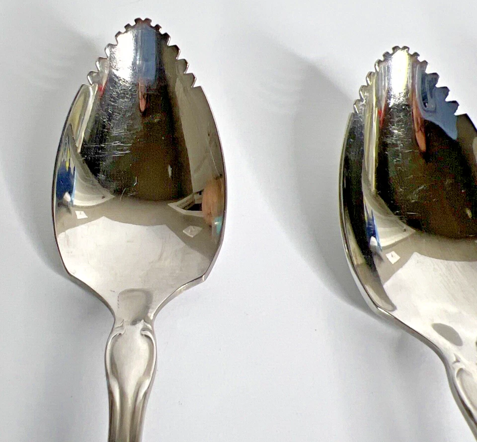 4 Grapefruit Orange Spoons Strathmore Community Stainless Flatware - Image 2 of 4