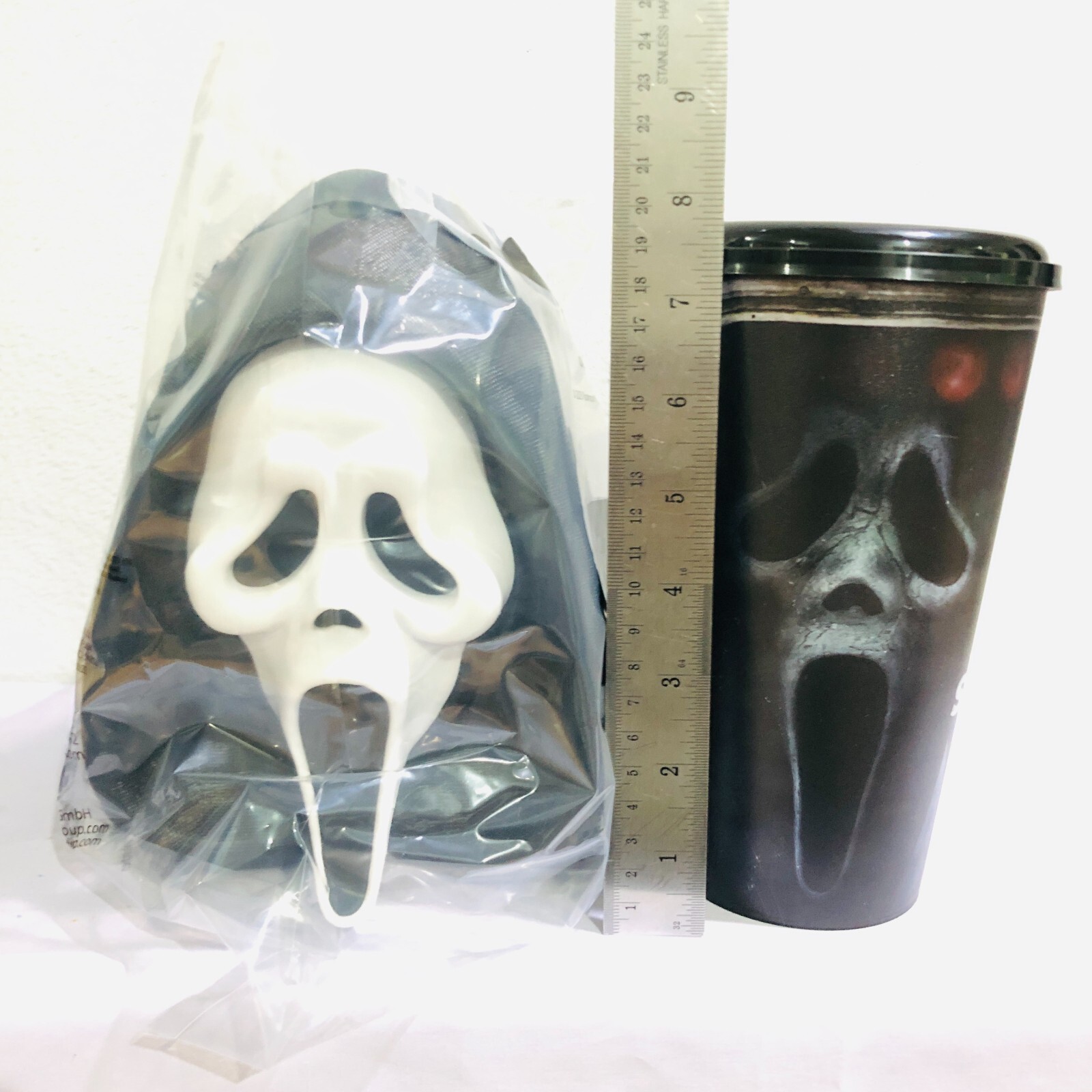 Set Popcorn Bucket Scream 6 VI Ghost Face + Cup 44 Ubuy Algeria