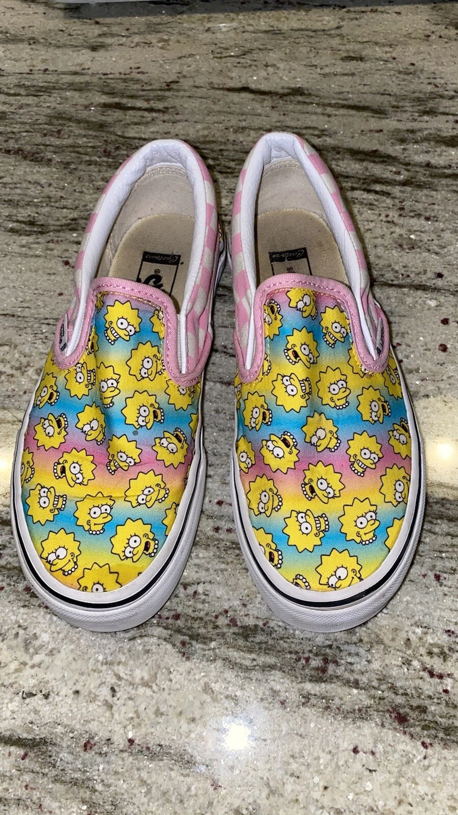 Scarpe slip on Vans The Simpson Lisa Simpson (donna 5 uomo 3 5) "