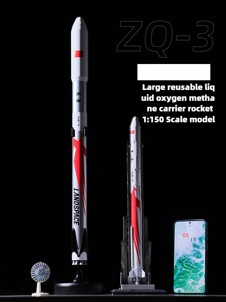1:150 Scale China Zhuque-3 Carrier Rocket Painted Model | eBay