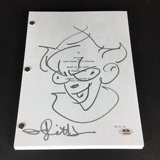 ANDY MUSCHIETTI ORIGINAL SKETCH & AUTOGRAPH SIGNED FULL 165 PAGE IT SCRIPT PSA