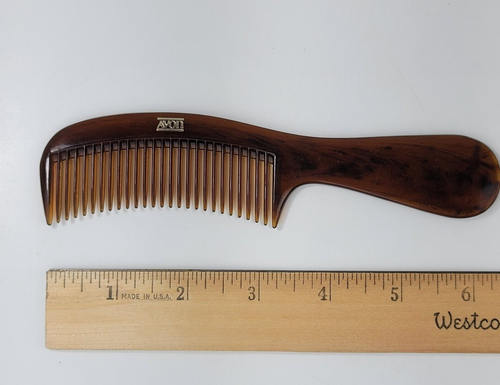 Vintage 1983 Avon Mini Handled Tortoise Comb Cambridge Collection 6.5" - Picture 12 of 15