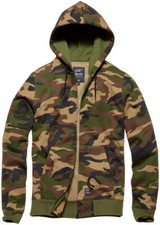 Image of Vintage Industries Hoodie Redstone Hooded Sweatshirt Woodland Camo