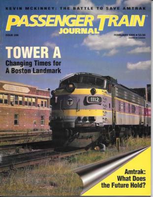Personenzug Journal 206 Feb.1995 E Unit Boston North Station Amtrak Florida