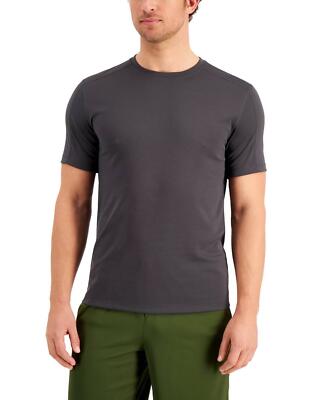 Ideology Mens Training Workout Athletic Shirt Moisture Wicking Deep Charcoal