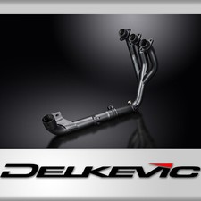 TRIUMPH TIGER 800 ABS 2010-2019 Ceramic Black STAINLESS STEEL DOWNPIPES 