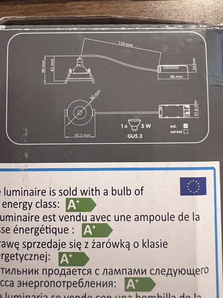 Colours Hades White Recessed Downlights LED 345Lm 2700k Warm White IP65 5w - Image 3 of 4