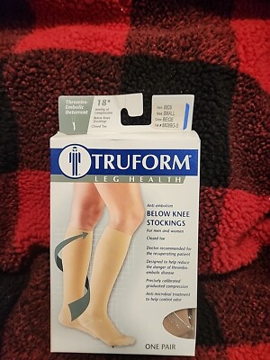 Truform Anti-Embolism Stockings Below The Knee CT 18 mmHg