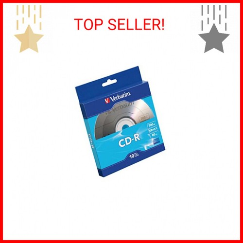 Verbatim CDR Blank Discs 700MB 80Minutes 52X Recordable Disc for Data