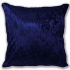 Mv35a Royal Blue Diamond Crushed Velvet Cushion Cover/Pillow Case Custom Size