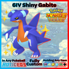✨ Shiny Gabite 6IV ✨ Pokemon Scarlet & Violet 🚀 Fast 🚀