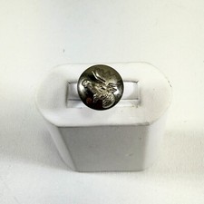 Lot of 10 Loyal Order of Moose Coat Buttons Waterbury Conn Silver Tone Uniform