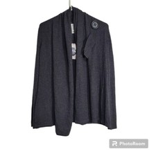 NWT Soft Surroundings Wool Blend Sweater Cardigan size S