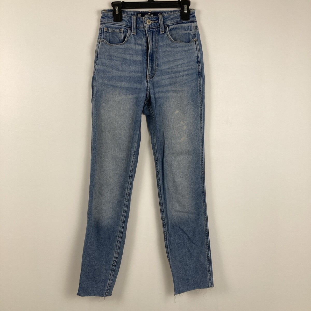 Light Wash Hollister Jean Mom Hollister Size 00R Light Wash W23