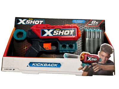 ZURU X-Shot Excel Kickback Foam Dart Blaster Gun NEW