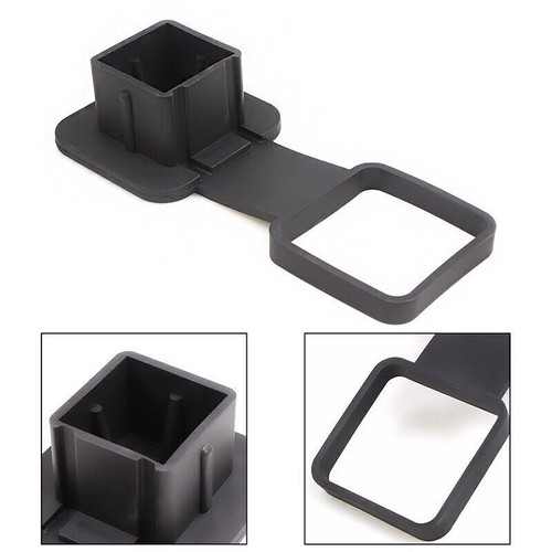 2" Trailer Hitch Receiver Cover Plug Rubber Tow Tube Cap Protector For Jeep Ford - Picture 5 of 8