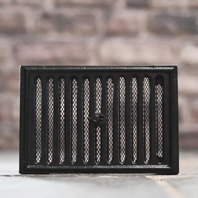 BLACK COUNTRY METAL WORKS Cast Iron Adjustable Air Vent - 9" x 6"