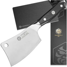 Kessaku 4.5-Inch Mini Meat Cleaver Butcher Knife - Dynasty Series - German Steel
