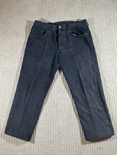 #7169 Replay Jeans Hose 908 Regular ohne Stretch Black Schwarz Size 36 Italy