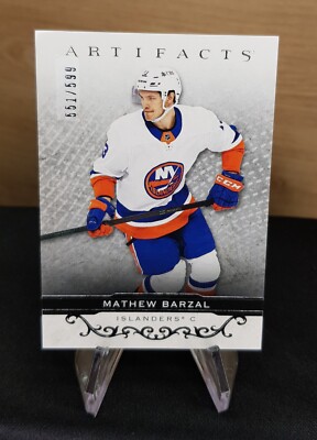Upper Deck 2021-22 Artifacts #132 - Mathew Barzal - Base Stars /599 - Islanders