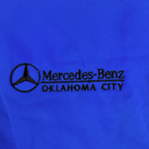 Mercedes Benz 1/4 Zip Pullover Windbreaker Windshirt Oklahoma City Mens Medium image 4