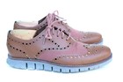 Cole Haan Zero Grand Brown Perforated Leather Wingtip Casual Dress Shoe SZ 8.5M — photo 2