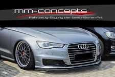 CUP Spoilerlippe für Audi A6 Typ 4G C7 Facelift Frontspoiler Spoilerschwert