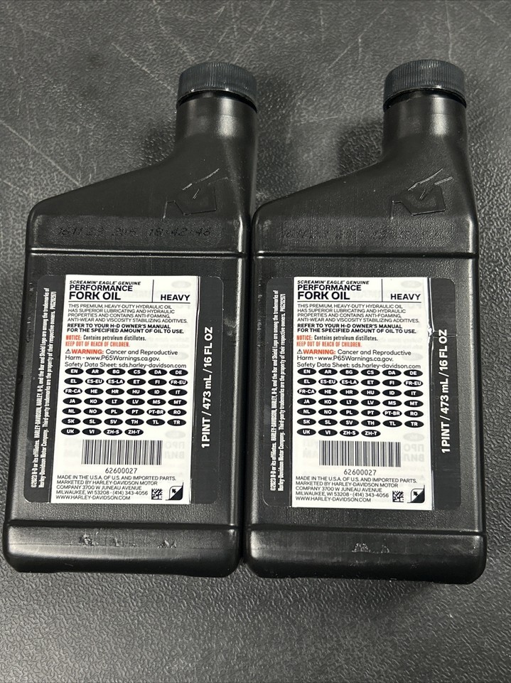 LOT OF 2 OEM GENUINE HARLEY-DAVIDSON SCREAMIN' EAGLE PERFORMANCE FORK ...