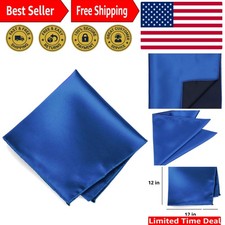 Solid Color Pocket Squares for Men for Suits and Perfect for Wedding Parties ...