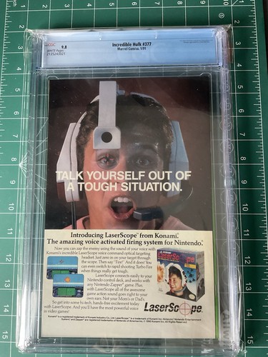 Incredible Hulk #377 CGC 9.8 White Pages 1st Professor Hulk 1991 Direct - Picture 2 of 3