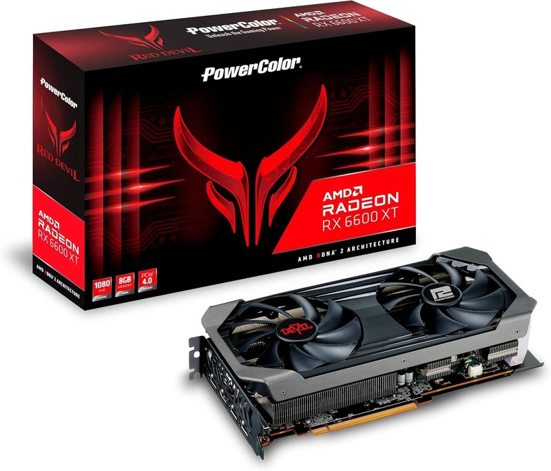 PowerColor Red Devil AMD Radeon RX 6600 XT 8GB GDDR6 Graphics Card