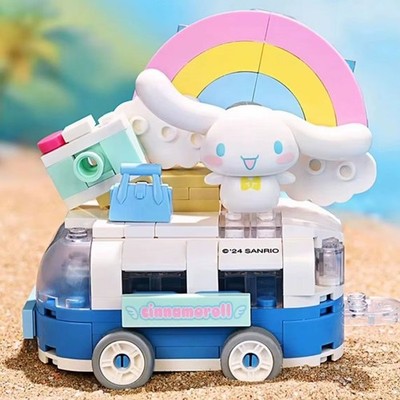 Sanrio Keeppley - Cinnamoroll Car Building Blocks Figure Original Anime Manga NEW