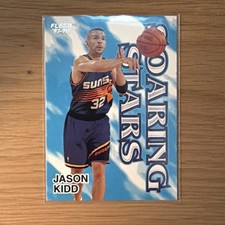 Jason Kidd Soaring Stars Insert Fleer 1997-98 Card #11SS Phoenix Suns