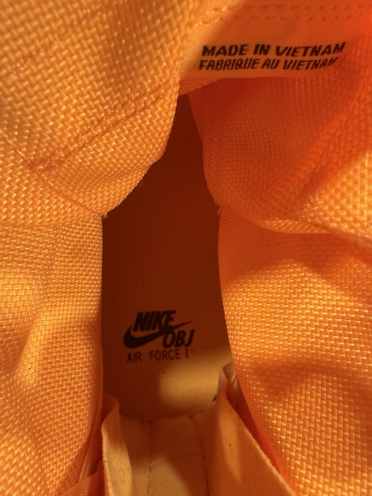 Nike SF Air Force 1 Mid OBJ Laser Orange Men’s Size 13 Odell Beckham 917753-80 thumbnail 5