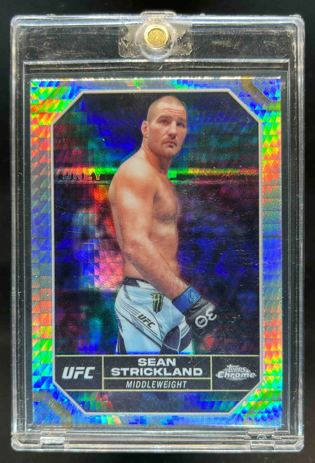 2024 Topps Chrome UFC Sean Strickland Refractor Prism #174