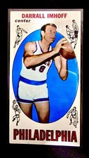 Darrall Imhoff 1969 Topps Basketball Card #4 Sixers EX