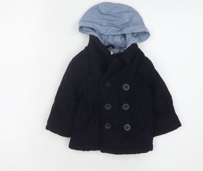Unisex Baby & Kleinkind UK Größe 6-9 Monate Jasper Conran Blue Pea Mantel
