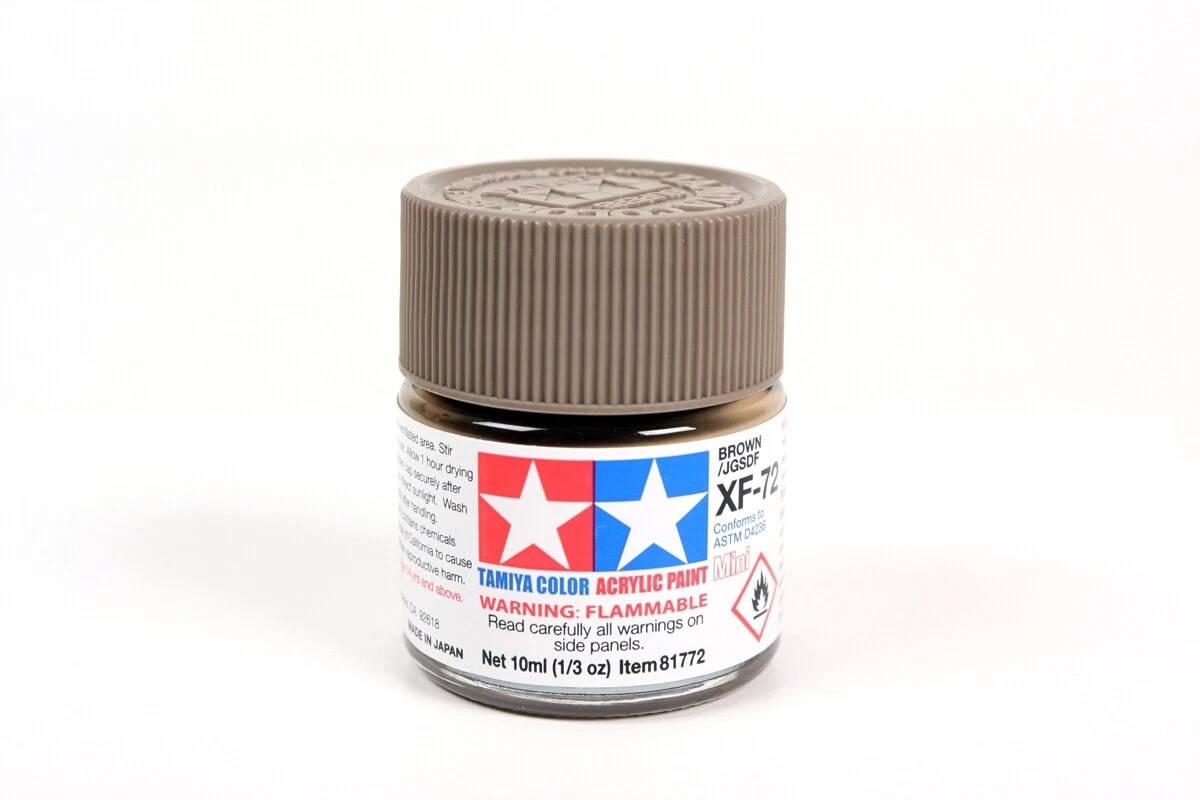Tamiya XF Series Flat Acrylic Paint (XF-1 to XF-93)