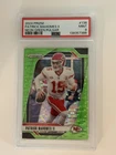 2024 Panini Prizm PATRICK MAHOMES Neon Green Pulsar Prizm #138 PSA 9 Chiefs